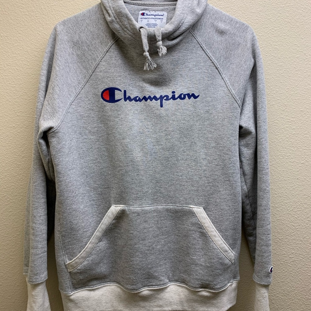 grey champion hoodie